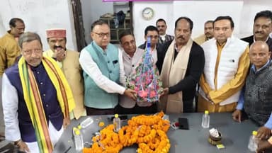 हज़ारीबाग: विधानसभा के नवनिर्वाचित विधायक प्रदीप प्रसाद का स्वागत और अभिनंदन समारोह आयोजित