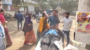 झाझा: झाझा पेट्रोल पंप के पास तेज रफ्तार ट्रक ने बाइक में मारी टक्कर, दम्पति हुए घायल