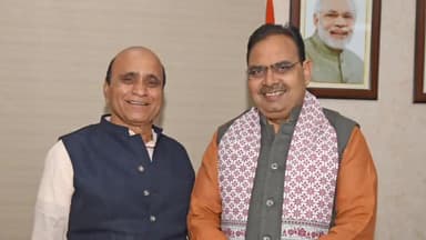 माण्डलगढ़: माण्डलगढ़ विधायक खंडेलवाल ने मुख्यमंत्री शर्मा से भेंट की, कृषि क्षेत्र में विकास पर हुई वार्ता