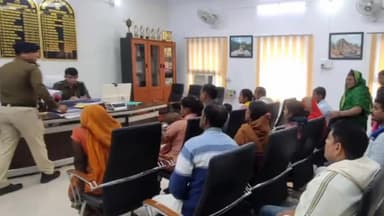 बिहार: बिहार शरीफ में एसपी ने जनता दरबार लगाकर 21 लोगों की समस्याएं सुनी