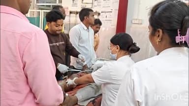 मिर्ज़ापुर: सिटी ब्लॉक के पास बाइक सवार को तेज रफ्तार ट्रक ने मारा धक्का, बाइक सवार गंभीर रूप से घायल हुआ रेफर