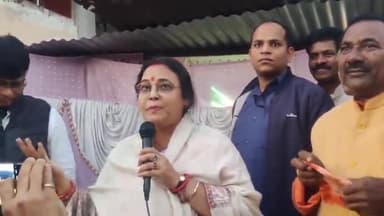 सासाराम: सासाराम पहुंची परिवहन मंत्री शीला मंडल ने लोगों को किया संबोधित