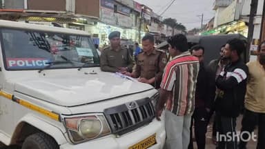 जगदलपुर: कोतवाली चौक में ट्रैफिक नियम तोड़ने वालों पर यातायात पुलिस ने की कार्रवाई