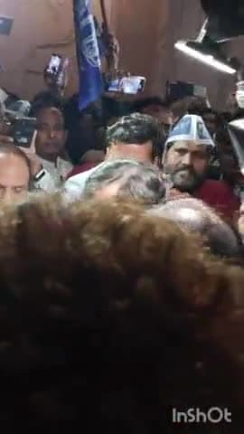 गौतम बुद्ध नगर: नोएडा के दलित प्रेरणा स्थल पर बाबा भीमराव अंबेडकर की पुण्यतिथि के मौके पर पहुंचे बसपा के नेता आकाश आनंद।