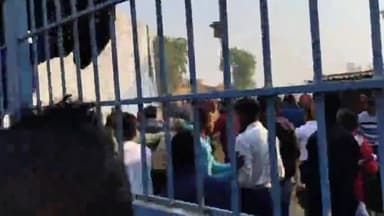 गोरखपुर: पिपराइच थाना क्षेत्र के कुसमी बाजार स्थित आदर्श कन्या जूनियर हाई स्कूल में मारपीट का वीडियो हुआ वायरल