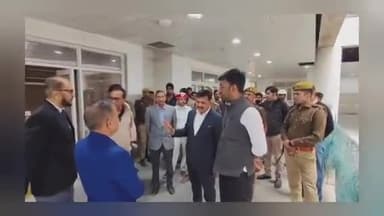 जौनपुर: रविवार को जिलाधिकारी डॉ. दिनेश चंद्र ने उमानाथ सिंह मेडिकल कॉलेज का किया औचक निरीक्षण