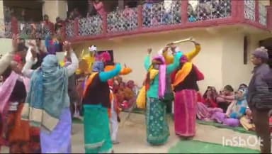 डुंडा: डुंडा गांव में आयोजित पांडव नृत्य में पांडवों की खेती और गैंडा वध रहा आकर्षण का केंद्र