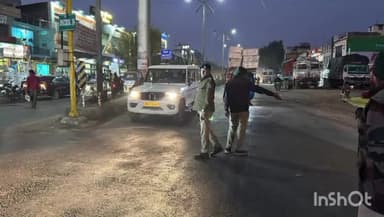 कटनी नगर: पन्ना तिराहे पर कुठला पुलिस ने की सघन वाहन चेकिंग