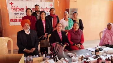 ਖਰੜ: ਰੈਡ ਕਰਾਸ ਸ਼ਾਖਾ ਮੋਹਾਲੀ ਵੱਲੋਂ ਬਲਾਕ ਮਾਜਰੀ ਦੇ ਪਿੰਡ ਮਿਰਜਾਪੁਰ ਵਿੱਚ ਲਗਾਇਆ ਗਿਆ ਮੈਡੀਕਲ ਚੈੱਕ-ਅਪ ਕੈਂਪ