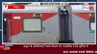 मथुरा: कोसीकलां रेलवे स्टेशन पर 7.7 किलो गांजे के साथ दो तस्कर गिरफ्तार
#मथुरा #कोसीकलां #रेलवे स्टेशन #7.7किलो #गांजे