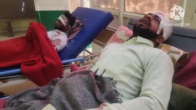 फिरोज़ाबाद: थाना दक्षिण क्षेत्र भाऊ का नगला रोड पर स्कूटी की टक्कर से बाइक सवार 2 युवक गंभीर घायल