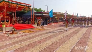 बीकानेर: पुलिस ट्रेनिंग में प्रशिक्षण लेने वाले प्रशिक्षार्थियों का दीक्षांत समारोह परेड ग्राउंड में आयोजित हुआ