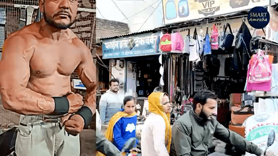 ठेले वाला builder “क्या ग़रीब आदमी भी बॉडी बना सकता हैं “ Khurshid thele wala Amroha#thelewala #bodybuilder #khurshid #smartamroha