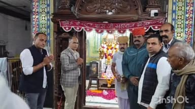 मूंडवा: बूटाटी गांव पहुंचे नागौर प्रभारी मंत्री कन्हैयालाल चौधरी, संत चतुरदासजी महाराज मंदिर में किए दर्शन