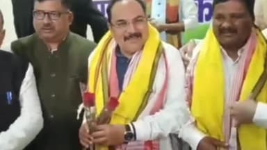 कांके: रांची में कांग्रेस भवन में नए विधायक दल नेता और उपनेता का भव्य स्वागत