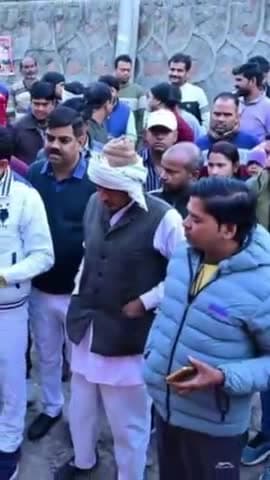 कालकाजी: संगम विहार में शूटिंग रेंज रोड निर्माण कार्य का विधायक ने किया निरीक्षण