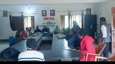 विष्णुगढ़: सारूकुदर पंचायत सचिवालय में कार्यकारी समिति की हुई बैठक