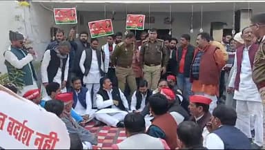 हाटा: हाटा कोतवाली पुलिस ने सपा के पूर्व मंत्री को किया हाउस अरेस्ट