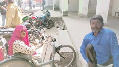 जवव्हर कॉलोनी दबरॉ निवासी बिकलांग दम्पप्ति केंद्रीय मंत्री श्री सिंधिया जी के लेटर पेढ पर आवासीय पट्टा के लिए भटकते हुए