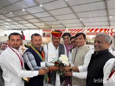 खींवसर: खींवसर विधायक जयपुर के दौरे पर, प्रधानमंत्री की सभा में शामिल हुए