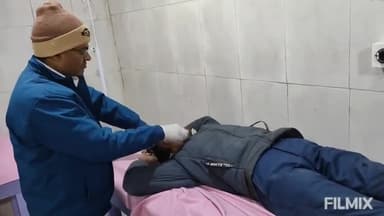 मुरैना: खुलावली के पास बाइक सवार सड़क पर फिसलकर घायल, अस्पताल में भर्ती