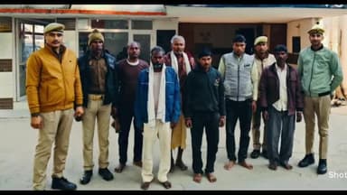 सैफई: वैदपुरा थाना पुलिस ने शांति भंग के आरोप में 6 लोगों को किया गिरफ्तार