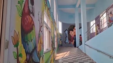 आरा: आरा सदर अस्पताल में की जा रही पेंटिंग, अलग-अलग लुक में दिखेगा अस्पताल