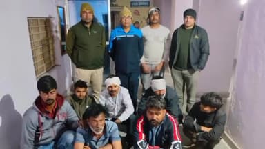 राजाखेड़ा: राजाखेड़ा विधानसभा की मनिया थाना पुलिस ने जुआ खेलते हुए 7 व्यक्तियों को पकड़ा, ₹10870 बरामद किए