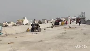 नागौर: बीकानेर रोड पर बन रहे ओवरब्रिज का निरीक्षण एक्सईएन ने किया