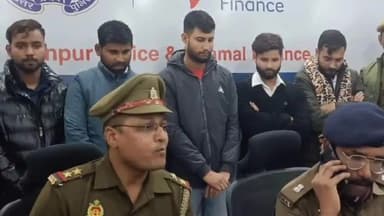 कानपुर: कानपुर की क्राइम ब्रांच ने बीमा के नाम पर ठगी करने वाले गैंग का किया खुलासा, 5 अभियुक्तों को किया गया गिरफ्तार