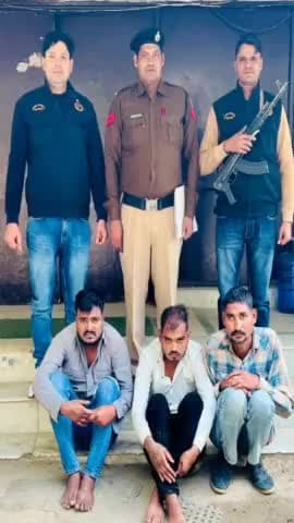 फरीदाबाद: शादी-विवाह की पार्टियों में चोरी करने वाले गिरोह के 3 सदस्य गिरफ्तार, अपराध शाखा सेंट्रल ने की कार्रवाई