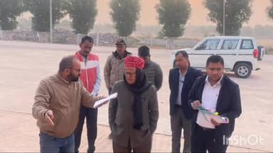 नागौर: मंत्री लखावत ने खरनाल और नागौर के पैनोरमा का निरीक्षण किया, रविवार सुबह 10 बजे धरोहर प्राधिकरण के अध्यक्ष पहुंचे