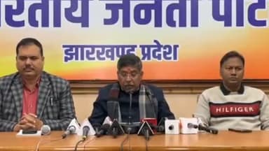 कांके: हरमू स्थित बीजेपी प्रदेश कार्यालय में बीजेपी सांसद ने कहा, एक वर्ष तक अटल जयंती शताब्दी वर्ष मनाएगी बीजेपी