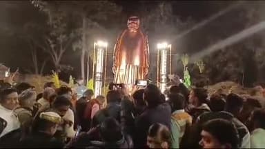 मुरादाबाद: राज्य मंत्री दया शंकर सिंह ने स्वर्गीय अटल बिहारी वाजपेई जी की प्रतिमा का किया अनावरण