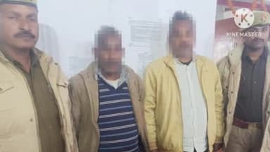 प्रतापगढ़: अन्तपुर गांव से देल्हूपुर पुलिस ने 2 वारण्टी अभियुक्तों को गिरफ्तार कर जेल भेजा