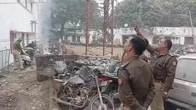 गोरखपुर: राजघाट थाना परिसर में कबाड़खाने में बदल चुके पार्क को किया जाएगा विकसित