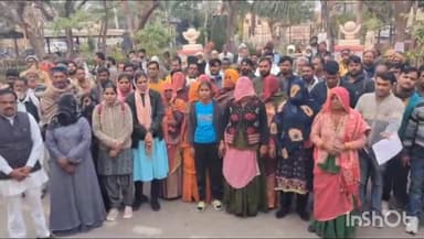 मूंडवा: रूण गांव के ग्रामीणों ने अपनी विभिन्न मांगों को लेकर नागौर जिला कलेक्टर को सौंपा ज्ञापन