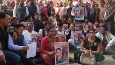 जौनपुर: गुरुवार को कांग्रेस कमेटी के निर्देश पर प्रदेश कांग्रेस कमेटी ने किया प्रदर्शन