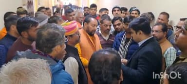 धौलपुर: कलेक्ट्रेट पर लोगों ने जलभराव की समस्या को लेकर किया प्रदर्शन