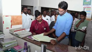 వీపనగండ్ల: వీపనగండ్ల ఆరోగ్య కేంద్రాన్ని అకస్మికంగా తనిఖీ చేసిన జిల్లా కలెక్టర్