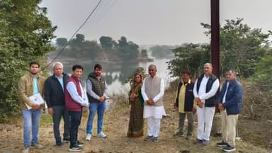 मंदसौर: पेयजल संकट से मुक्ति के लिए ढीकोला और अन्य क्षेत्रों का राज्यसभा सांसद व नपा अध्यक्ष ने किया निरीक्षण
