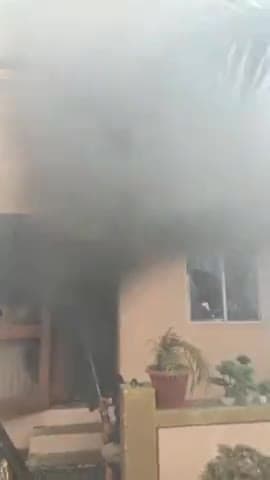 उज्जैन चर्च में लगीं आग,चंदू खेड़ी स्थित न्यू ज्योति कॉन्वेंट स्कूल के पास चर्च में