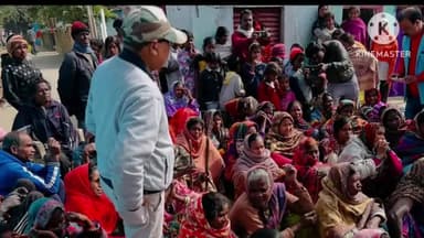 ओरमांझी: ओरमांझी में भाजपा मंडल ने हरिजन टोली चकला में कंबल वितरित किए, राज्यसभा सदस्य रहे मौजूद