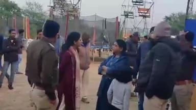 पवई: नव वर्ष पर एक दिवसीय मेले की तैयारियां पूरी, पवई में सुरक्षा के लिए पुलिस बल तैनात