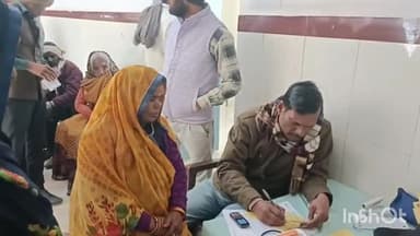 पिपरई: प्राथमिक स्वास्थ्य केंद्र पिपरई में लायंस नेत्र चिकित्सालय गुना ने लगाया आंखों की जांच के लिए शिविर