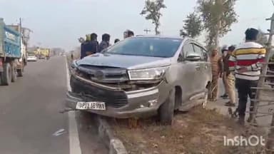 करनैलगंज: कोंचा कासिमपुर के पास बुलेट और इनोवा में हुई जोरदार भिडंत, बुलेट सवार युवक गंभीर रूप से घायल