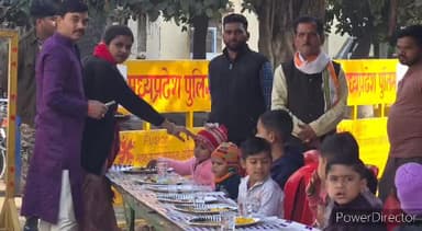 मेहगांव: गोहद थाना परिसर में रामायण पाठ के बाद हुआ संगीतमय हनुमान चालीसा, हवन पूजन और भंडारा