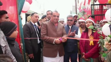 रामपुर: ग्राम अहमदनगर जागीर प्राथमिक विद्यालय में आयोजित कार्यक्रम का उद्घाटन नगर विधायक आकाश सक्सेना ने किया