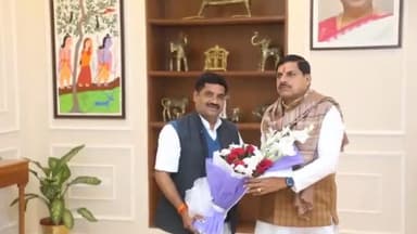 गुनौर: विधायक डॉ. राजेश वर्मा ने CM मोहन यादव से की मुलाकात, गुनौर आने का किया आग्रह