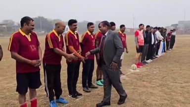 धौलपुर: हुंडावाल रोड सुरजीत नगर में पुलिस खेलकूद टूर्नामेंट 2024 के द्वितीय चरण का आयोजन हुआ